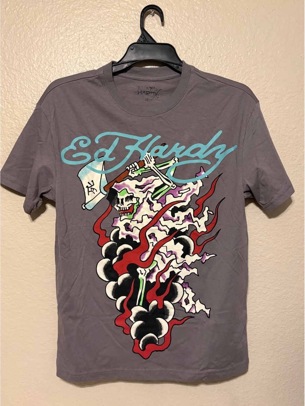 Ed Hardy Men's Graphic Print T-Shirt Size Small